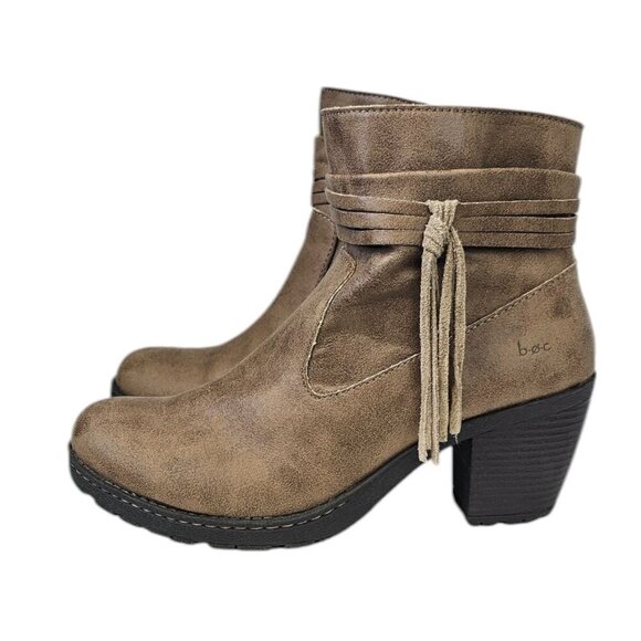 b.o.c Womens Alicudi Ankle Bootie, Zip Up, Fringe, Western, Heeled, Size 11 - Picture 9 of 9